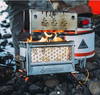 Grill-Topped Portable Firepits Image 2