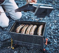 Grill-Topped Portable Firepits Image 4
