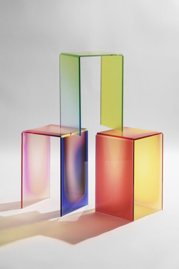 Acrylic Multicolor Tables