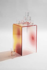Acrylic Multicolor Tables Image 2