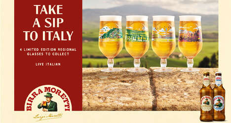 Complimentary Glassware Beer Campaigns