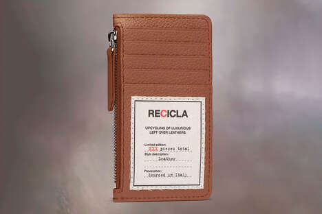 Upcycled Leather Wallet Capsules