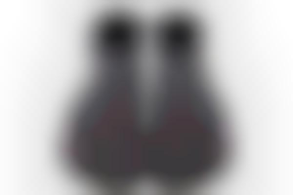 Painted Foot-Shaped Shoes