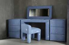 Denim-Covered Furniture Capsules