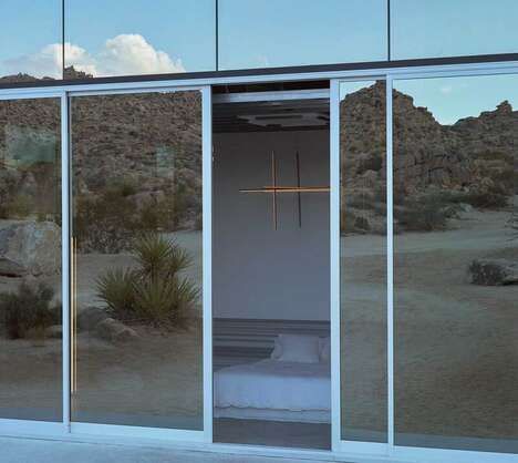 Glass-Reflective Illuminated Homes