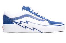 Lightning Bolt-Adorned Sneakers