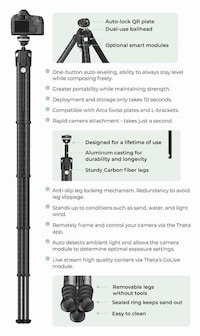 Self-Leveling Travel Tripods Image 6