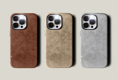 Textured Alcantara Smartphone Cases