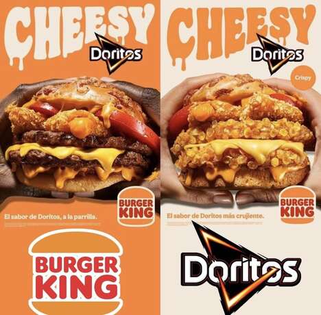 Cheesy Chip-Embedded Burgers