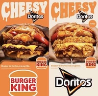 Cheesy Chip-Embedded Burgers Image 1