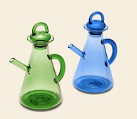Colorful Elevated Glassware Lines Image 4