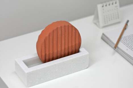 Humidifying Stoneware Sculptures