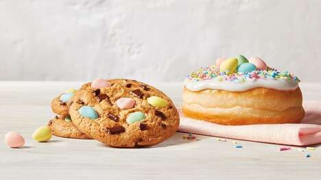 Chocolate Egg-Topped Cafe Treats