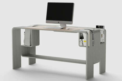 Tubular Construction Desk Concepts