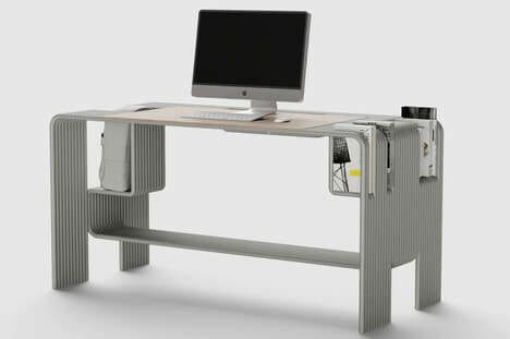 Tubular Construction Desk Concepts