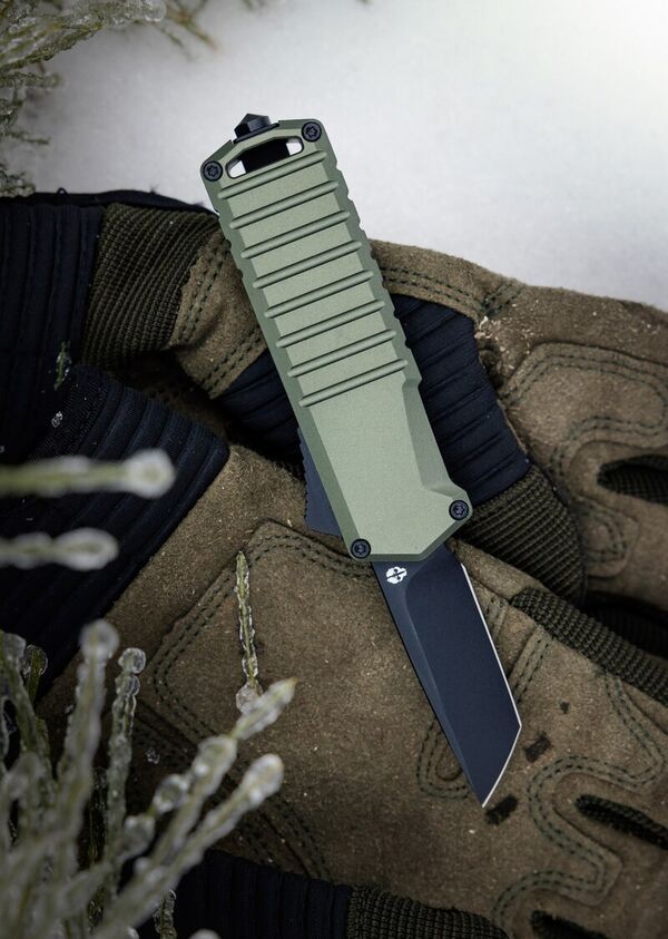 A2 BADGER Mini Automatic OTF Knife