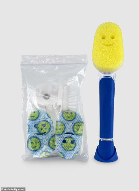 Soap-Dispensing Dish Wands