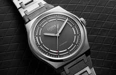 Monochromatic Titanium Timepieces