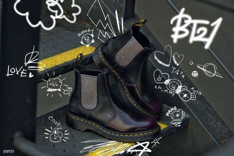 Character-Themed Leather Boots
