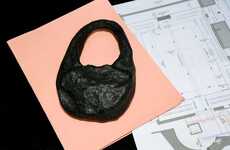 Sculpted Meteorite Handbags