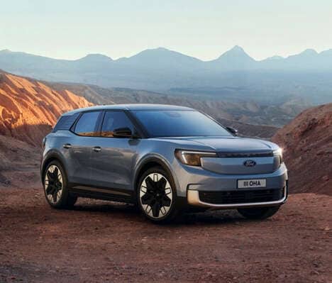 Sculpted Electric SUV Models