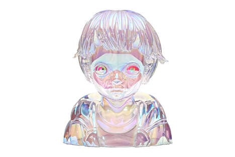 Starry-Eyed Dichroic Sculptures