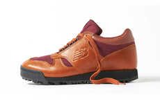 Brown Leather Hiking Shoes