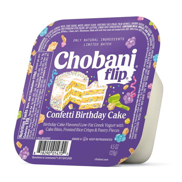 Cake-Infused Greek Yogurts
