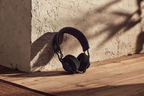 Sleek Solar-Powered Headphones