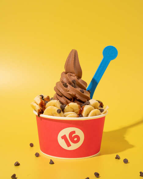 Vegan Banana Soft Serves