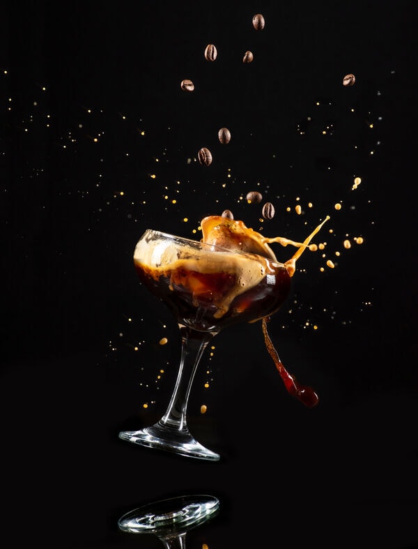 Parmesan Espresso Martinis