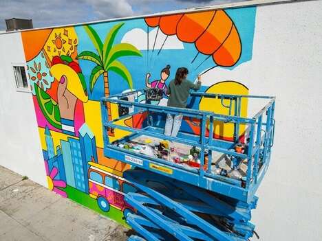 Augmented Reality Travel Murals