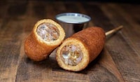Pizza-Flavored Corn Dogs Image 1