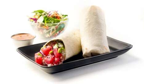 Tuna-Packed Poke Burritos