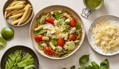Herby Chicken Noodle Dishes