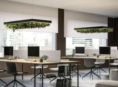 Garden-Filled Ceiling Lights