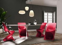Sculptural Recycled Plastic Chairs Image 1