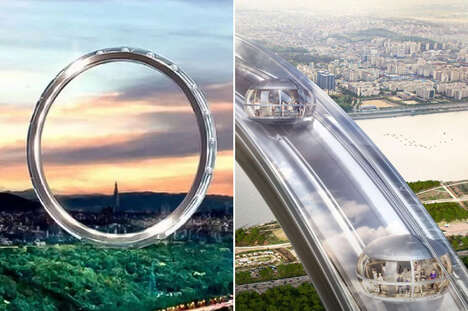 Stunning Spokeless Ferris Wheels