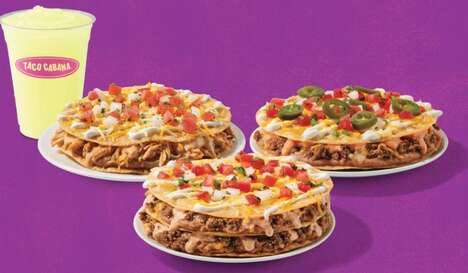 Layered Tortilla Pizzas