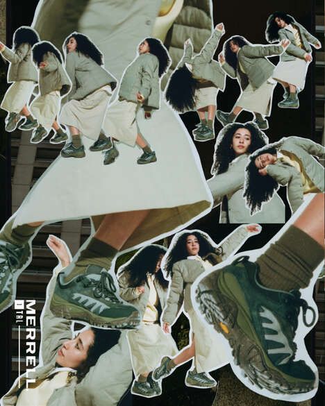 Collage Art Footwear Campaigns