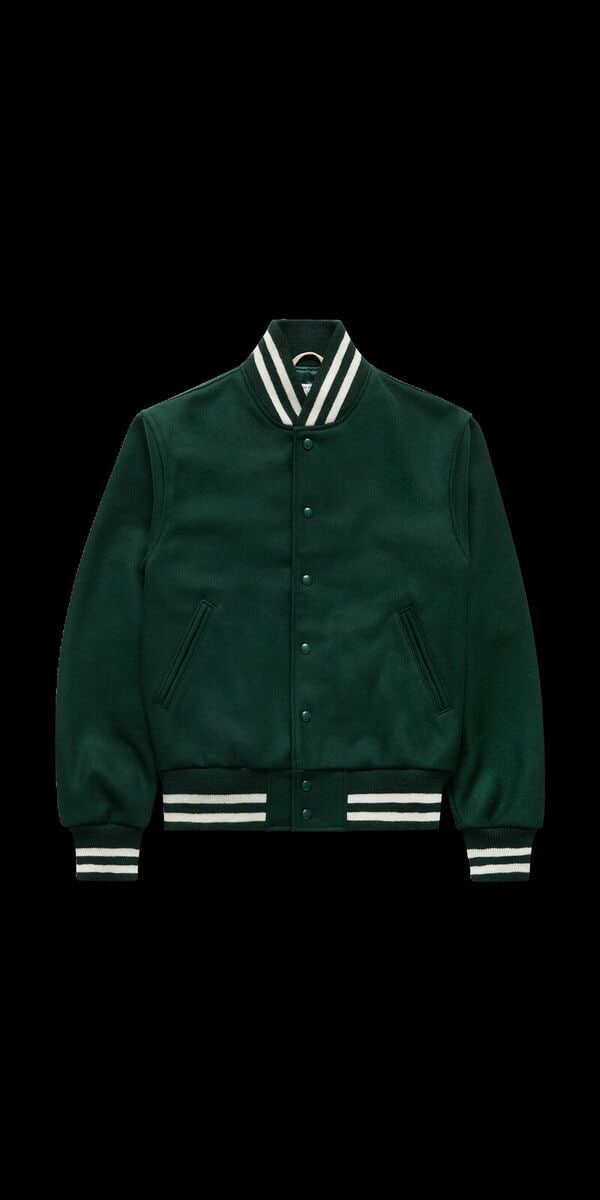 Melton Wool Varsity Jackets : Melton Wool Varsity Jacket