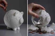 Kintsugi-Inspired Piggy Banks