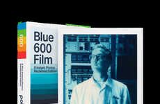 Blue-Tinted Polaroid Film