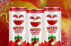 Apple-Flavored Sparkling Teas