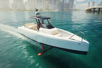 Central-Console Hydrofoil Boats