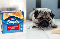 Playful Cheese Slice Campaigns