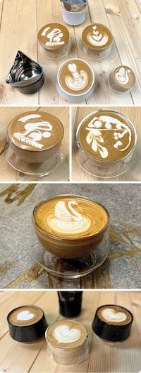 Tri-Spout Latte Art Pitchers Image 7