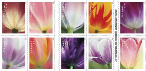 Flower-Themed Stamp Collections