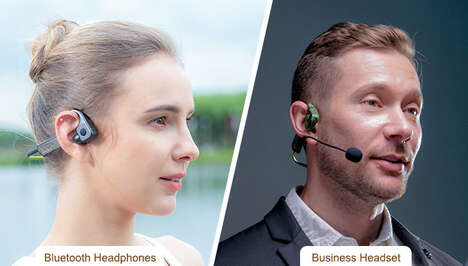Bone-Conduction Bluetooth Headsets