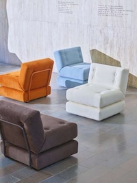 Retro Modular Vibrant Chairs Image 2